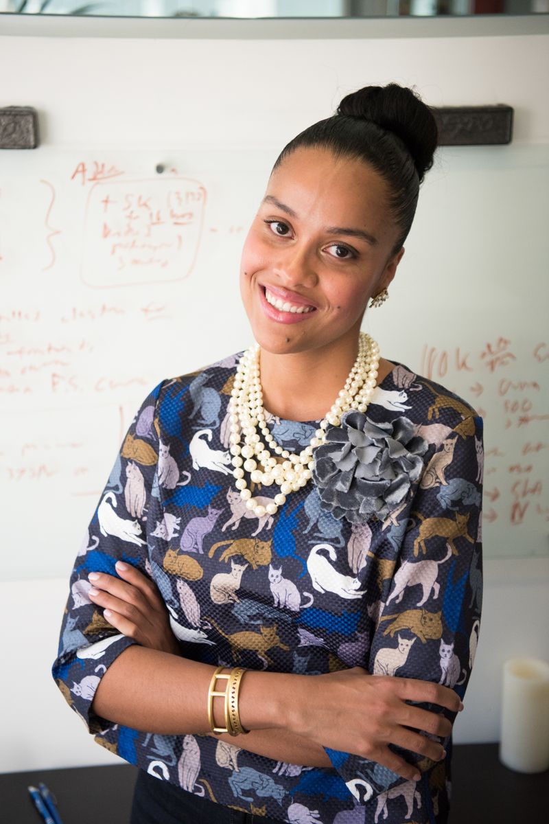 Portrait of a smiling sales leader